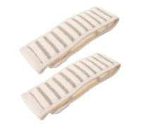 Beaupretty 2pièces Gommage Exfoliant Pour Serviette De Bain Étendue Pour Hommes Et Femmes Lavant Doux Et Respirant Pour Nettoyage Profond La