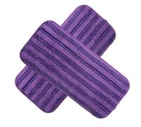 Beaupretty 2pièces Lingette De Rechange Lavable Compatible avec Balai Humide 12 Pouces Tête De Balai Réutilisable pour Nettoyage