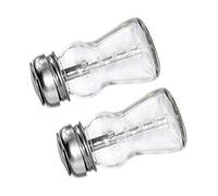 Beaupretty 2pièces Lot de Flacons Verre pour Dissolvant Vernis à Ongles avec Pompe Récipients De Rangement Cosmétique Transparents pour Nail Art