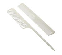 Beaupretty 2pièces Lot De Peignes Coupe Cheveux Acier Inoxydable Accessoires Coiffure Pour Hommes Femmes Léger Et Pratique