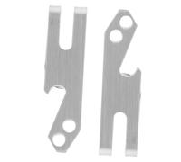 Beaupretty 2pièces Lot de Pinces à Billets Acier Inoxydable avec Porte-clés et Décapsuleur Pince Billet pour Homme