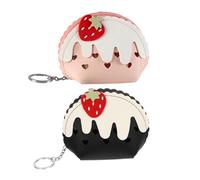 Beaupretty 2pièces Mini Porte-Monnaie pour Femme Petite Pochette Zippée Porte-Cartes Lot de Porte-Monnaie Compact pour Poche ou Sac à Main