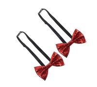 Beaupretty 2pièces Nœuds Pré-noués Réglables Pour Homme Et à Paillettes Pour Mariage Et Fêtes Lot