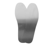Beaupretty 2pièces Semelles Acier Inoxydable Pour Hommes Et Femmes Semelles Anti-perforation Et Anti-transpiration Adaptées Aux Chaussures De Sécurité Et Aux Bottes De Travail Couleur
