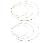 Beaupretty 2pièces Serre-tête Triple Halo Fer Accessoires de Cheveux pour Femmes Design Classique Personnalisable pour Costumes Traditionnels Hanfu Halloween Bal