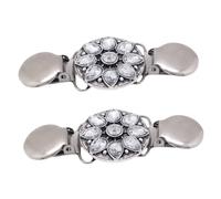 Beaupretty 3 Ensembles Agrafe De Chandail Pulls De Femmes Cardigan En Dentelle Barrettes Épingle À Nourrice Hair Charms Épingle De Sûreté Pince À Broche En Métal Alliage Silver 2 Pièces * 3
