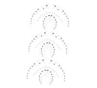 Beaupretty 3 Ensembles Bijoux Perçants D'oreille Punk Bouchon D'oreille Boucles D'oreilles Tunnels Auriculaires Jauges Jauges D'oreille Punk Écouteurs Acrylique