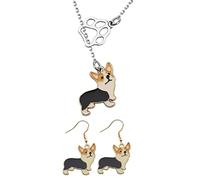 Beaupretty 3 Ensembles De Boucles D'Oreilles Style Chien Boucles D'Oreilles Pendantes Corgi Boucles D'Oreilles Corgi En Collier Maman Petit Corgi Bijoux Pour Animaux