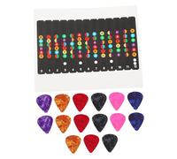 Beaupretty 3 ensembles Guitar Scale Stickers With Random Colored Picks Beginner Guitar Fretboard Notes And Plectrums For Learning And Practice Couleur Aléatoire Couleur Aléatoire