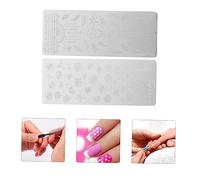 Beaupretty 3 ensembles Nail Stampers Double Tête Silicone pour Nail Art Outil Manucure et Confortable Kit Estampage Ongles pour Débutants et