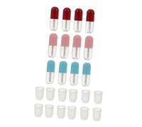 Beaupretty 3 ensembles Tube Vide Pour Rouge À Lèvres Récipient Transparent Tubes En Vrac Bouteille Capsules De Gloss De Voyage Tube Vide Pour Glaçage À Lèvres Tube 12 pièces * 3