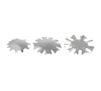 Beaupretty 3 Pcs Modèles de Manucure Gabarit Coupe-ongles en Métal Multifonctionnels pour Ongles Français Réutilisables pour Manucure DIY et Écoles de Soins des Ongles