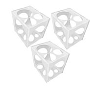 Beaupretty 3 pièces Boîte de Mesure Ballon Transparente Cube Jauge Compatible Multiples Styles Outil Précis pour Arches et Colonnes Fête Mariage DIY 3pcs
