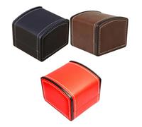 Beaupretty 3 Pièces Boîte de Rangement pour Montres en Cuir PU Élégante Coussins Amovibles, Étui Simple et Unique pour Organiser Bijoux et Montres