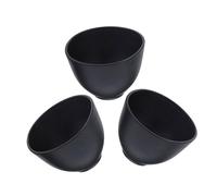 Beaupretty 3 Pièces Bol De Masque En Silicone Mélange De Masque Esthéticienne Aux Bols Faciaux Bol De Masque Facial Bricolage Bol De Boue Pour Le Visage Bol à Condiments Black Gel De Silice