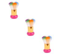 Beaupretty 3 Pièces Brosse à Ongles Brosse Manucure Brosse à Poussière Pour Nail Art Brosse Pour Enlever La Poussière Des Ongles Brosse Plumeau Pour Du Barbier Clou Fibre De Laine