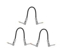 Beaupretty 3 pièces Câble Patch Guitare Effet Mono Câble de pour Pédale Électrique Accessoire pour Guitaristes