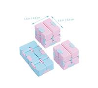 Beaupretty 3 pièces Cube Stress Intellectuel et Puzzle pour Garçon Fille Portable pour Activités et Relaxation Couleur Aléatoire Couleur Aléatoire