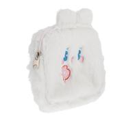 Beaupretty 3 Pièces de Serviette de Tante en Peluche - à cosmétiques Portefeuille zippé cosmétique à Fermeture éclair Pochette pour Serviettes hygiéniques à Monnaie Blanche