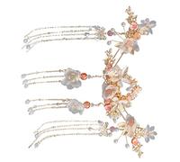 Beaupretty 3 pièces Épingles à Cheveux Vintage Chinoises Lot Franges Accessoires Élégants pour et Chignons Idéaux pour Cheveux Longs et Robes Hanfu