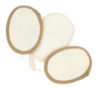Beaupretty 3 pièces Éponge de Bain Loofah Lot de Gommage Doux pour Corps Éponge Exfoliante pour Design Simple et Sûr pour Nettoyage