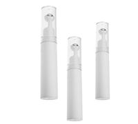 Beaupretty 3 Pièces Flacons Roll pour Crème Contenant Bouteilles Rechargeables pour Huiles Essentielles Kit de Voyage Pratique avec Blanc