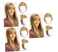 Beaupretty 3 Pièces frange en épingle à cheveux clip d'extension de cheveux coup de x postiche frange clip Fausse e réaliste la e sur la e
