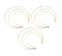 Beaupretty 3 Pièces Headband Crown Three-layer Metal Goddess Hairband For Women Elegant Halo For Weddings Cosplay Prom And Party Accessories