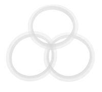 Beaupretty 3 Pièces Joint Torique en Caoutchouc Blanc pour Bouchon Lavabo, Rondelle D'étanchéité Solide, Accessoire pour Évier Cuisine, Protège Plan de Travail et Vessel Sink