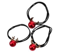 Beaupretty 3 Pièces Lot de Élastiques Cheveux Vintage Style Corne Accessoires Doux et Confortables pour Femmes et Adolescentes Bracelets Cheveux pour Queue de Cheval