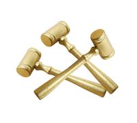 Beaupretty 3 pièces Marteau de Juge Bois Accessoire pour Avocat Juge et Enchères Décoratif pour Garçon Fille