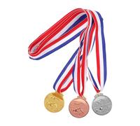 Beaupretty 3 Pièces Médailles Sportives en Alliage de Zinc pour Compétitions de Natation Finition Brillante et Gravures Personnalisées, pour Institutions de Formation et Événements Scolaires