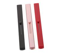 Beaupretty 3 Pièces Retractable Lipstick Brush Set With Soft Nylon Bristles And Protective Cap Portable Dual Ended Lip Applicator For Women And For Travel