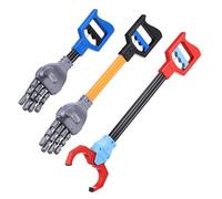 Beaupretty 3 pièces Robot Arm Grabbing Tool Set Mécanique Plastique Main Robot Interactive pour Jeu Éducatif et Développement des Habiletés Motrices