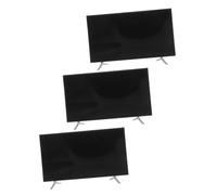 Beaupretty 3 Pièces Scale Tiny Television for Playhouse Decor Realistic Mini TV Furniture Accessories for Dollhouse Living Scene