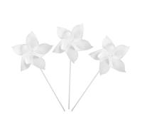 Beaupretty 3 pièces Windmills for Children DIY Craft Pinwheel Plastic Sublimation Starter Kit Double Sided Heat Transfer Windmill for Garden and Indoor Decor