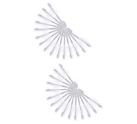 Beaupretty 30 Pièces Brosse Sucette Bébé Bouteille D'eau Large Bouche Brosse De Nettoyage De Gobelet Pour Bouteille D' à De Bébé Blanche Pp Goupillon Laver Les Tasses