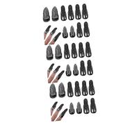 Beaupretty 30 Pièces clous décoratifs en métal accessoires de déguisements Accessoires de costume bagues griffe strass anneau d'articulation d'armure anneau d'ongle d'halloween griffe d'ongle
