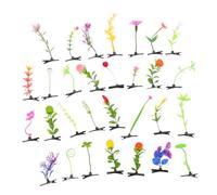 Beaupretty 30 Pièces Grass Hair Clips Mixed Style Simulation Plant And Fruit Hairpins Lightweight Cute Little Grass Barrette For Women Party Cosplay
