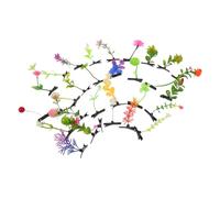 Beaupretty 30 Pièces Hair Clips Set Mixed Plant Hairpins With Mushroom And Sprout Designs Realistic Little Grass Barrettes For Women And Fun Accessories For Party