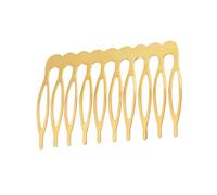 Beaupretty 30pièces Peigne Métallique Dents Doré Lot Pour Femmes Et Filles Accessoire Cheveux Pour Usage Quotidien Et Événements