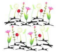 Beaupretty 30pièces Pinces à Cheveux Simulacre De Plantes Pour Filles Accessoires De Coiffure Floral Et Herbeux Pour Décoration De Cheveux