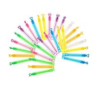Beaupretty 30Pièces Stick de Fabrication de Bulles Colorées Baguettes à Bulles Amusantes pour Fêtes Mariages et Activités Plein Air Bouteille Miniature à Bulles Sécurisée