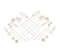 Beaupretty 32 Pièces Set de Bâtonnets Diffuseurs en Rotin Beige pour Diffuseur D'aromathérapie, Compatible Huiles Essentielles, Diffusion Rapide pour Parfum Maison et Chambre