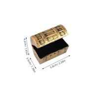 Beaupretty 32pièces Coffre Au Trésor Miniature Vintage Boîte De Rangement Secrète Plastique pour Garçon Fille Coffre Au Trésor De Jeu Pirate Décor Polyvalent Et Jouet Éducatif