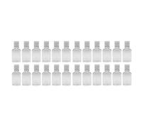 Beaupretty 35 Pièces Flacon Distributeur Simple Flacon de Voyage Transparent pour Mains Lotion Vide Léger et Pratique