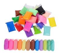Beaupretty 36 Paquets Kit de Pâte à Modeler Ultra Couleurs pour Garçon Fille Argile Polymère Colorée DIY Créatif pour Garçons et Filles Pâte Malléable Facile à pour Activités Manuelles