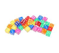Beaupretty 36 Pièces Dés de Jeu pour Activités de Mathématiques Enseignement et Fêtes Accessoires de Jeux et Éducation