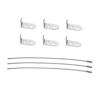 Beaupretty 3ensembles Kit de Fixations de Sécurité pour Meubles Garçon Fille avec Ancrage Mural Anti-basculement et Sangles de Fixation pour Armoires et Bibliothèques