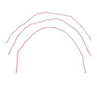 Beaupretty 3pcs Corde Tressée Illusion Magique Accessoires de Scène Facile à Apprendre Performances Polyvalentes pour Adultes Débutants Close Up Comédie